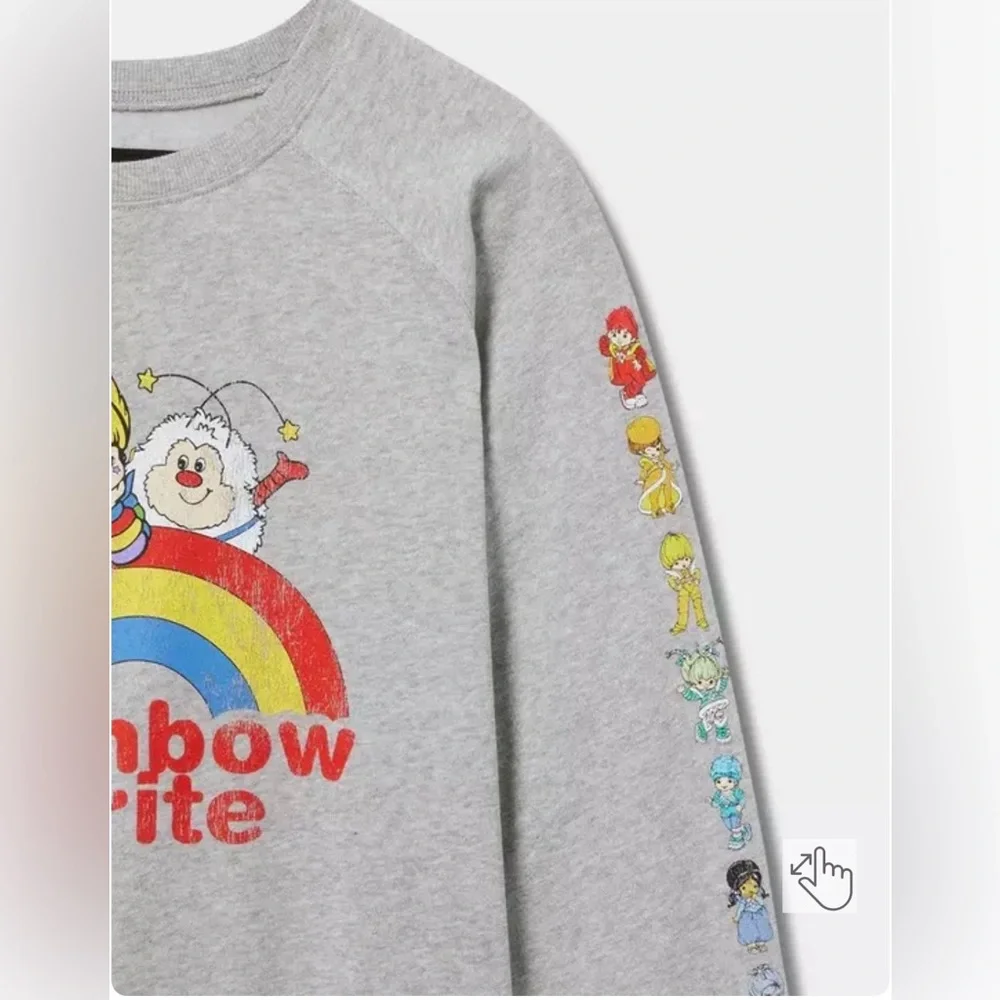 Torrid Rainbow Brite Classic Fit Cozy Fleece Sweatshirt 4/4X/26 - Picture 4 of 6